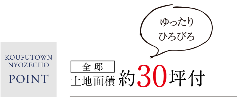 全邸土地面積約30坪付